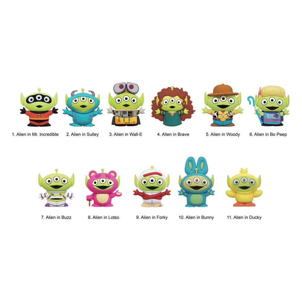 Toy Story 3D PVC Bag Clips Alien Remix Series 1 Display (24)