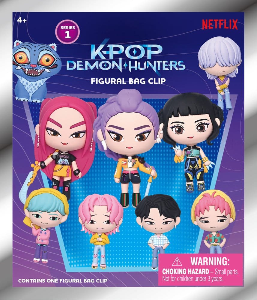 K-Pop Demon Hunter 3D Foam Bag Clips Series 1 Display (24)