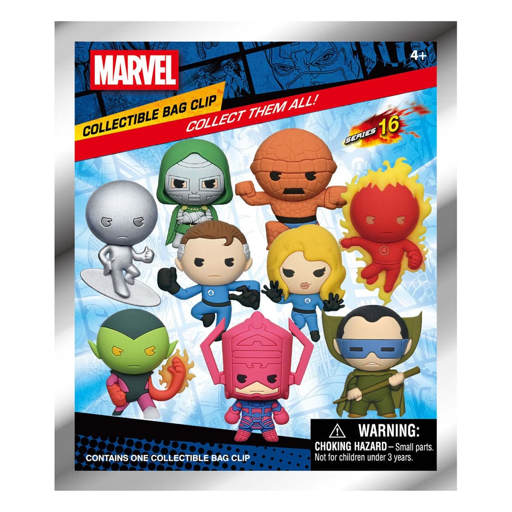 Fantastic Four 3D Foam Bag Clips Display (24)