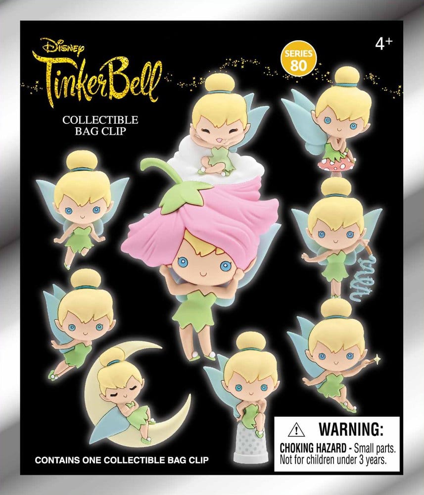Tinker Bell 3D PVC Bag Clips Series 81 Blind Bag Display (24)