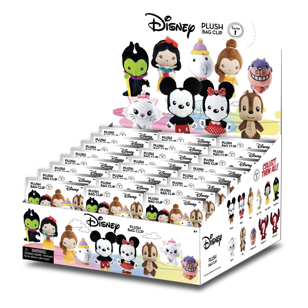 Disney Plush Bag Clips Display (24)