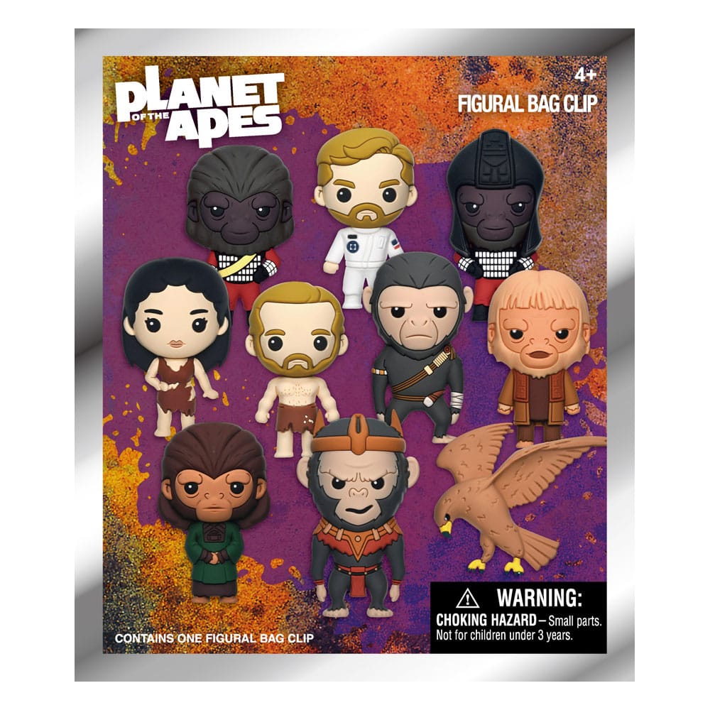 Planet of the Apes 3D Foam Bag Clips Series 1 Display (24)