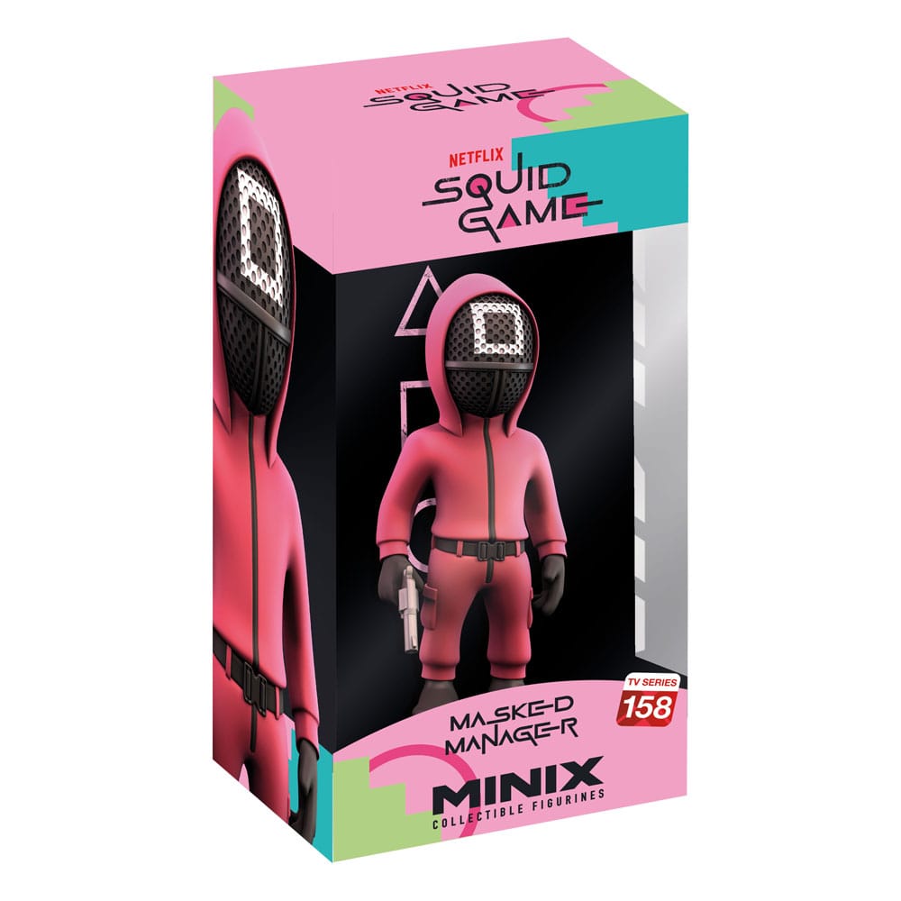 Squid Game Minix Figure Masked Square Guard 12 cm