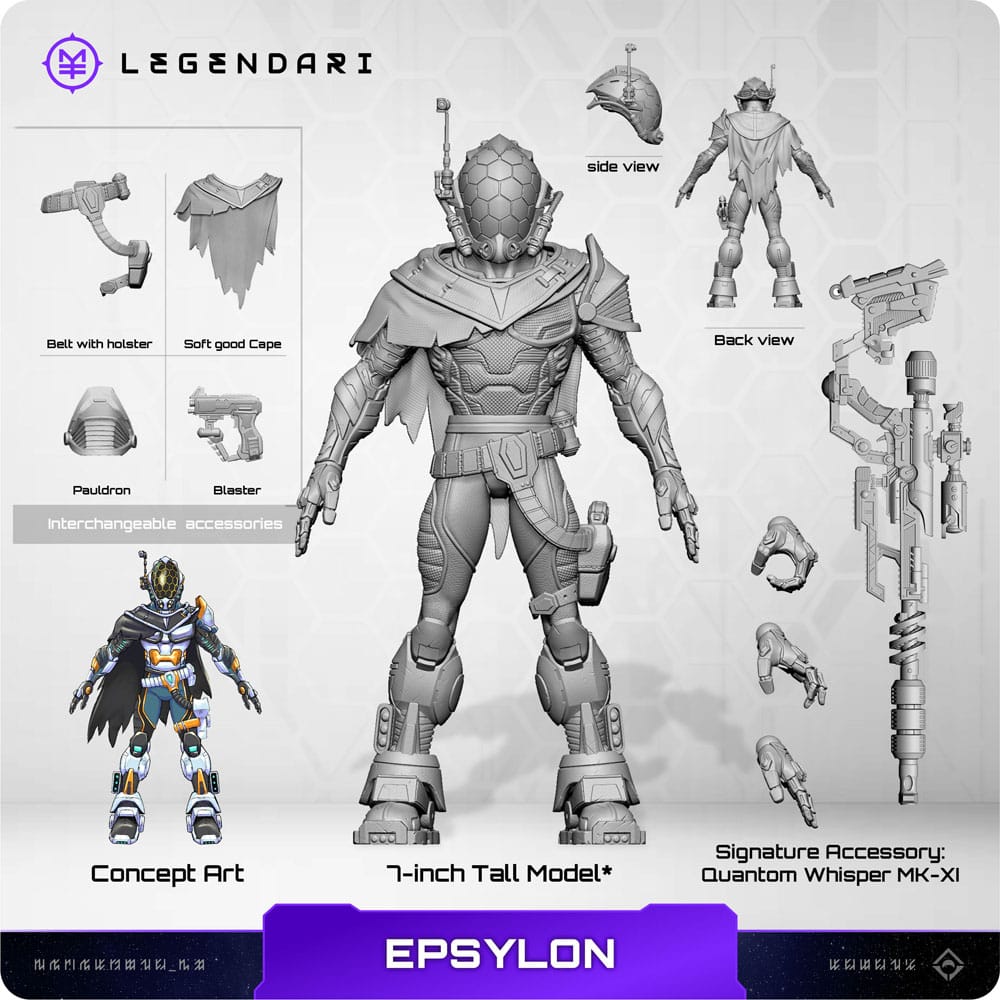 Legendary Action Figure 1/10 Epsylon 18 cm
