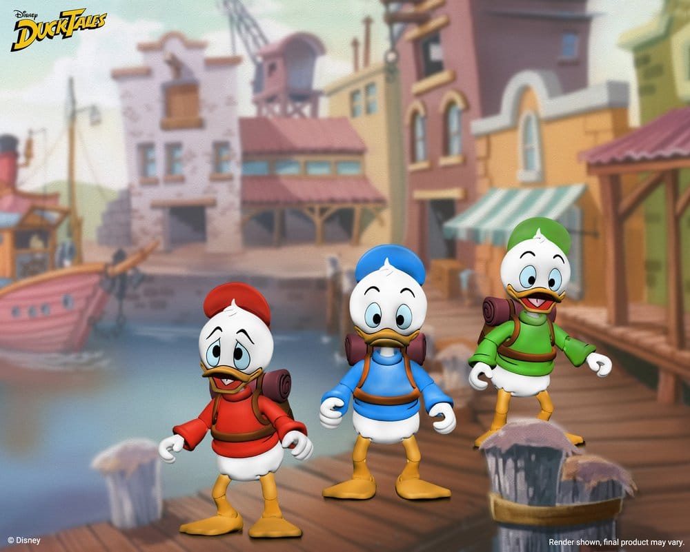 DuckTales Ultimate Action Figures 3-Pack Huey, Dewey, and Louie 18 cm