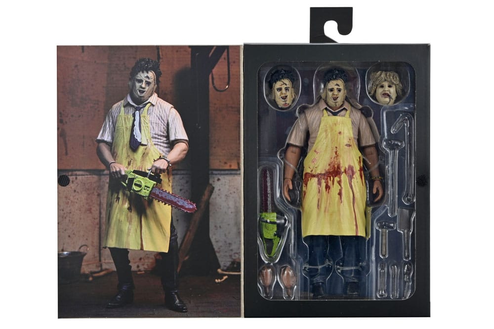 Texas Chainsaw Massacre Clothed Action Figure Leatherface 50th Anniversary 20 cm