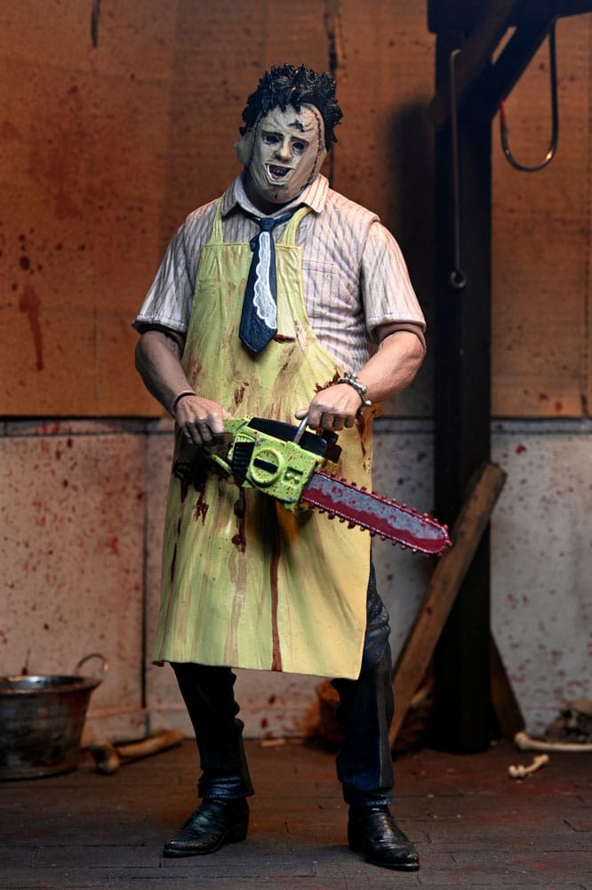 Texas Chainsaw Massacre Clothed Action Figure Leatherface 50th Anniversary 20 cm