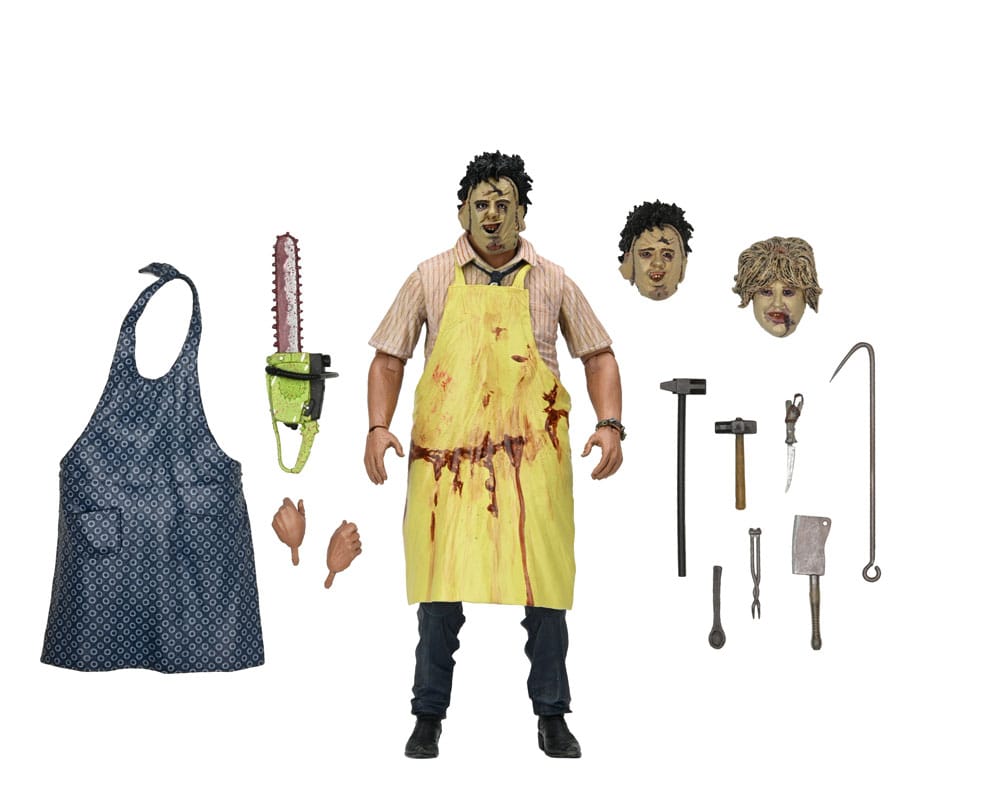 Texas Chainsaw Massacre Clothed Action Figure Leatherface 50th Anniversary 20 cm