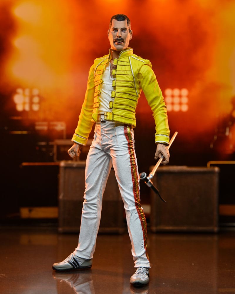 Freddie Mercury Actionfigur Freddie Mercury (Gelbe Jacke) 18 cm