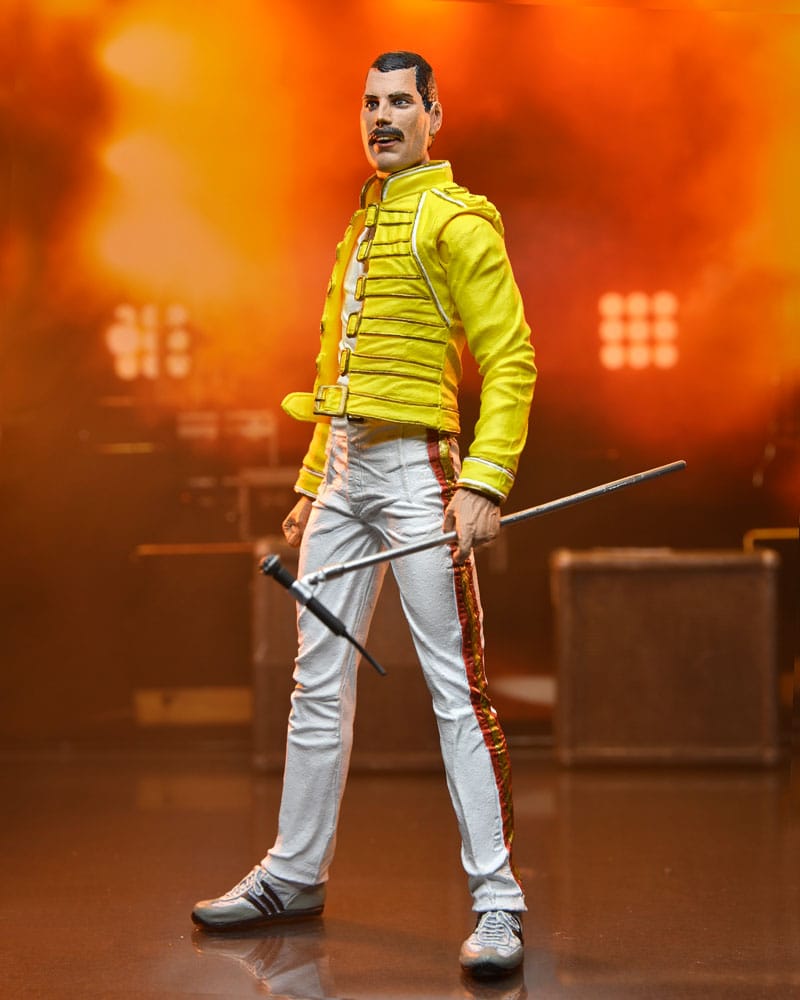Freddie Mercury Actionfigur Freddie Mercury (Gelbe Jacke) 18 cm