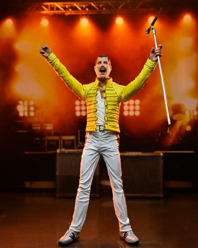 Freddie Mercury Actionfigur Freddie Mercury (Gelbe Jacke) 18 cm