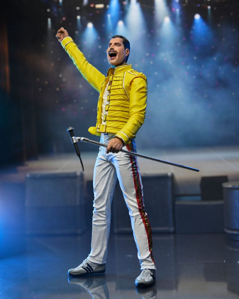 Freddie Mercury Actionfigur Freddie Mercury (Gelbe Jacke) 18 cm