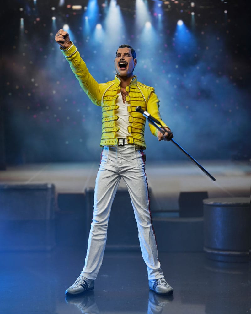 Freddie Mercury Actionfigur Freddie Mercury (Gelbe Jacke) 18 cm
