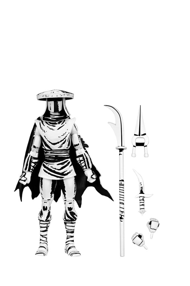 Teenage Mutant Ninja Turtles Action Figure Elite Foot Ninja Guard Black & White 18 cm