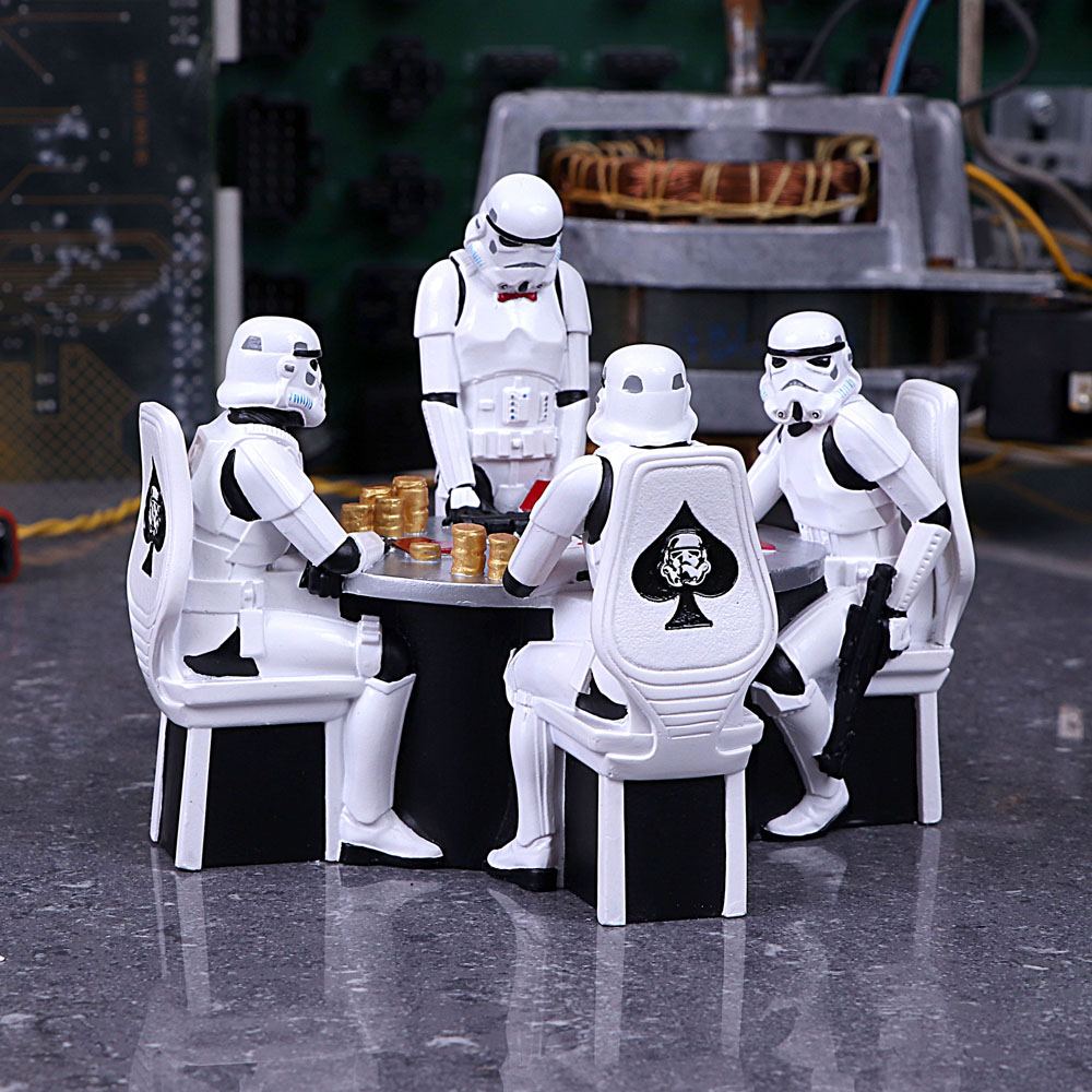 Star Wars Diorama Stormtrooper Pokerface 18 cm