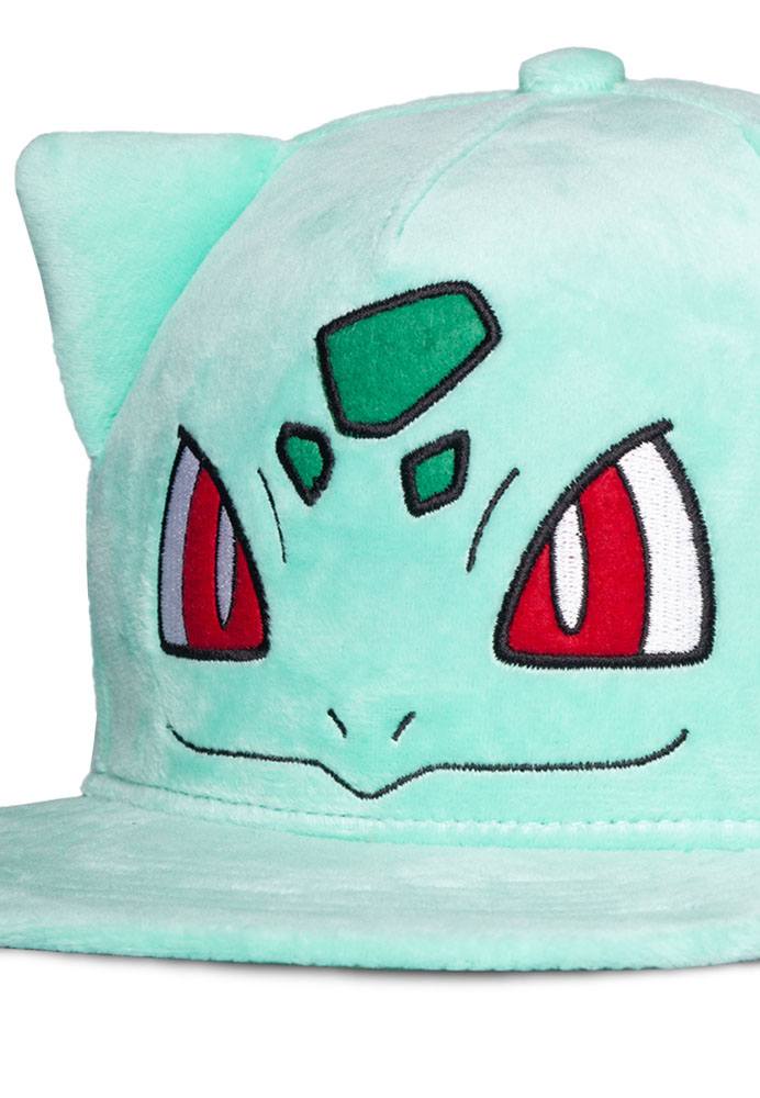 Pokemon Plüsch Snapback Cap Bulbasaur