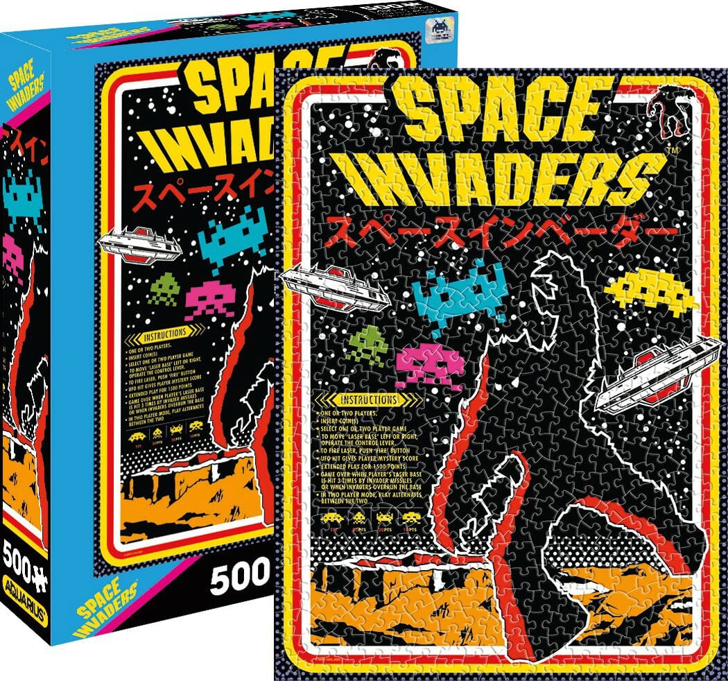 Space Invaders: 500 Piece Jigsaw Puzzle