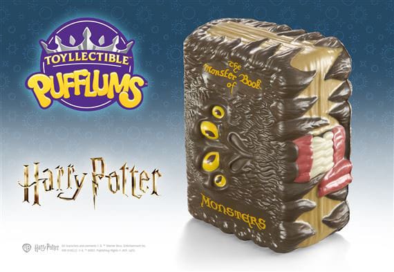 Harry Potter Squishy Pufflums The Monster Book of Monsters 15 cm