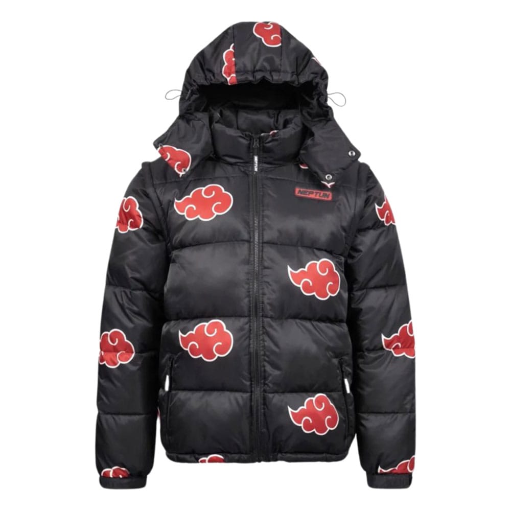 Naruto Puffer Jacket Akatsuki Red Size XXL