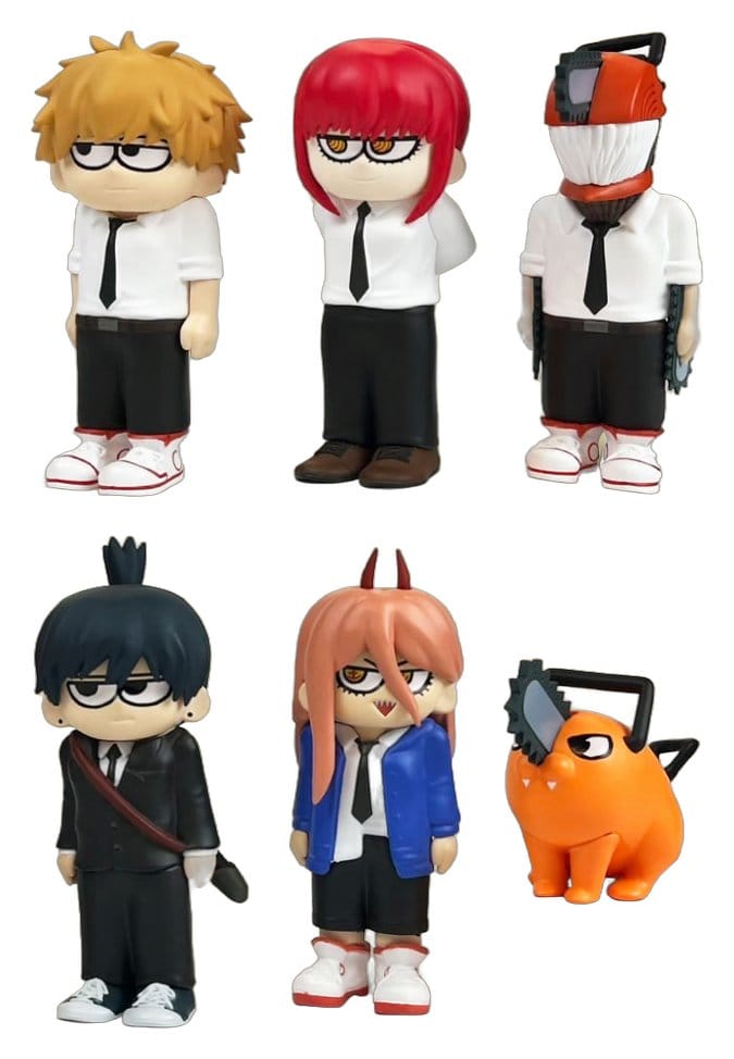 Chainsaw Man JIRORI Mini Figures 9 cm Vol. 1 Blind Box Display (6)