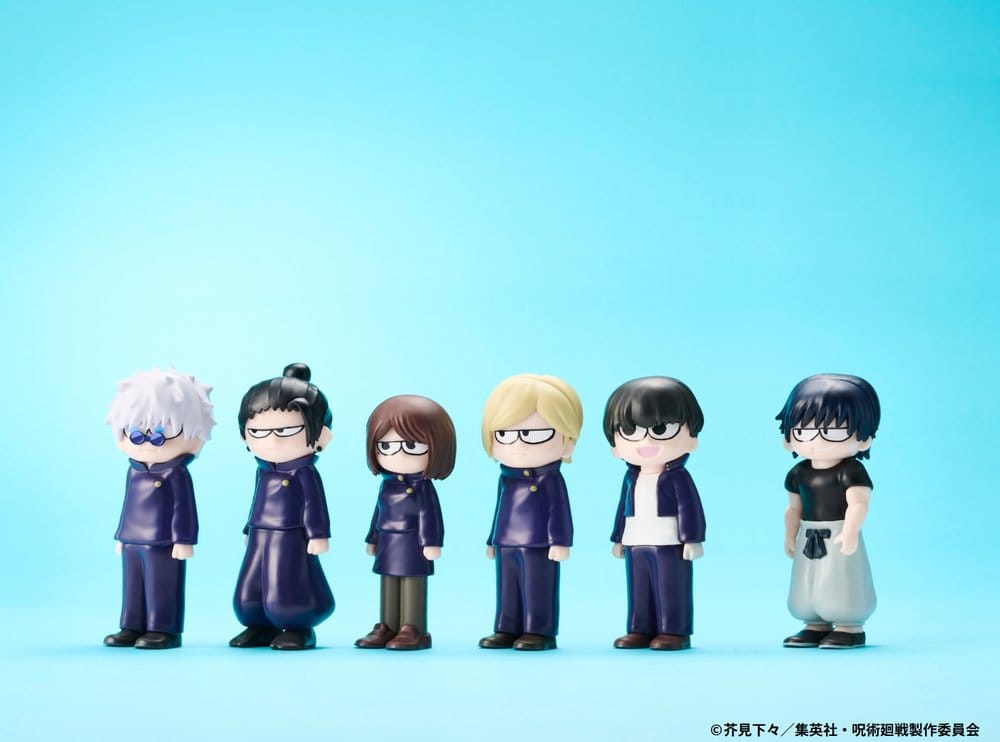 Jujutsu Kaisen JIRORI Mini Figures 9 cm Vol. 1 Blind Box Display (6)