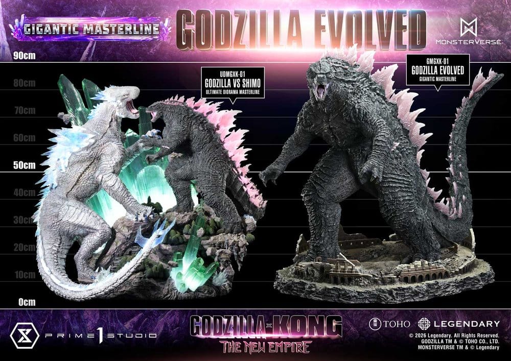 Godzilla x Kong: The New Empire (Film) Gigantic Masterline Series Statue Godzilla Evolved Bonus Ver. 93 cm