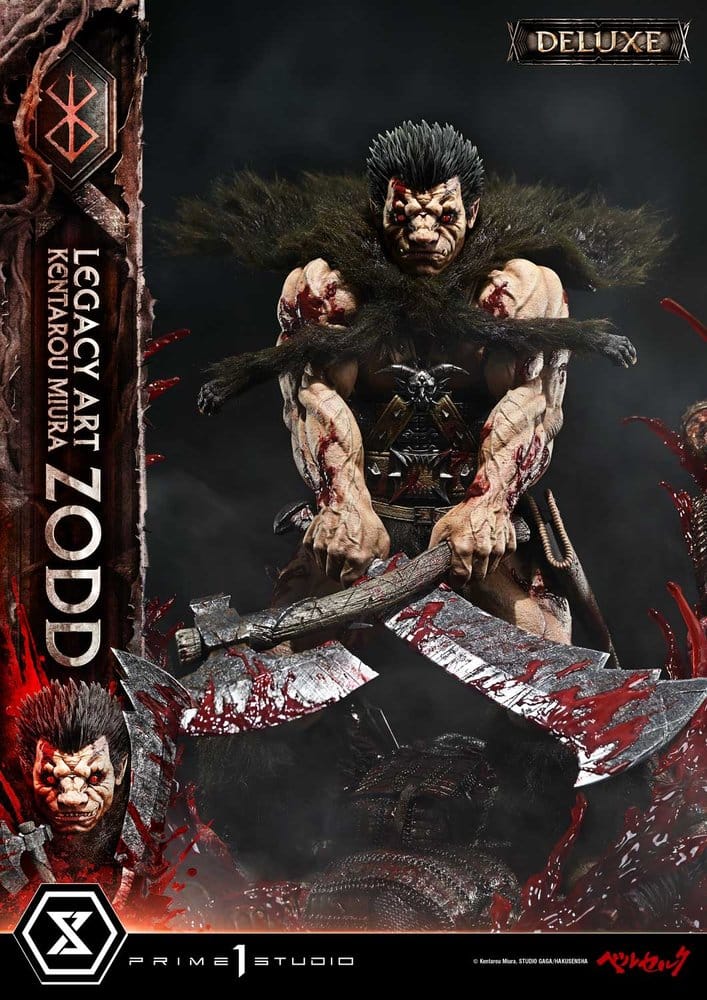 Berserk Legacy Art "Kentarou Miura" Statue 1/4 Zodd Deluxe Version 88 cm