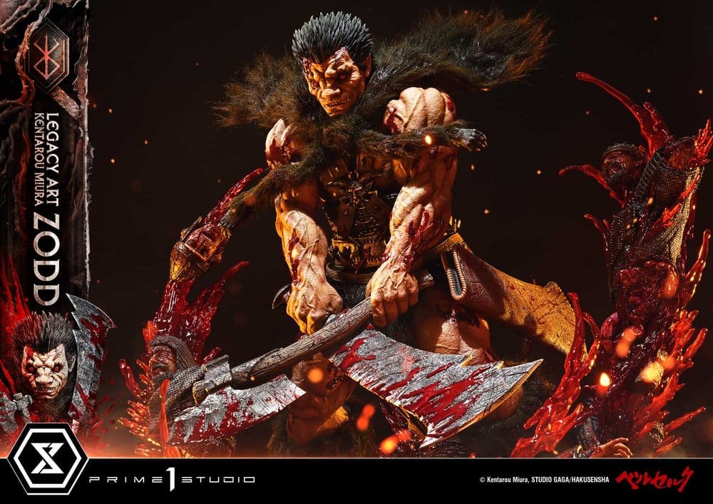 Berserk Legacy Art "Kentarou Miura" Statue 1/4 Zodd DX Bonus Version 88 cm