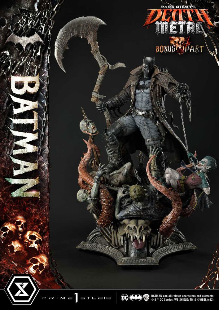 Dark Knights: Metal Statue 1/3 Death Metal Batman Deluxe Bonus Ver. 105 cm - Damaged packaging