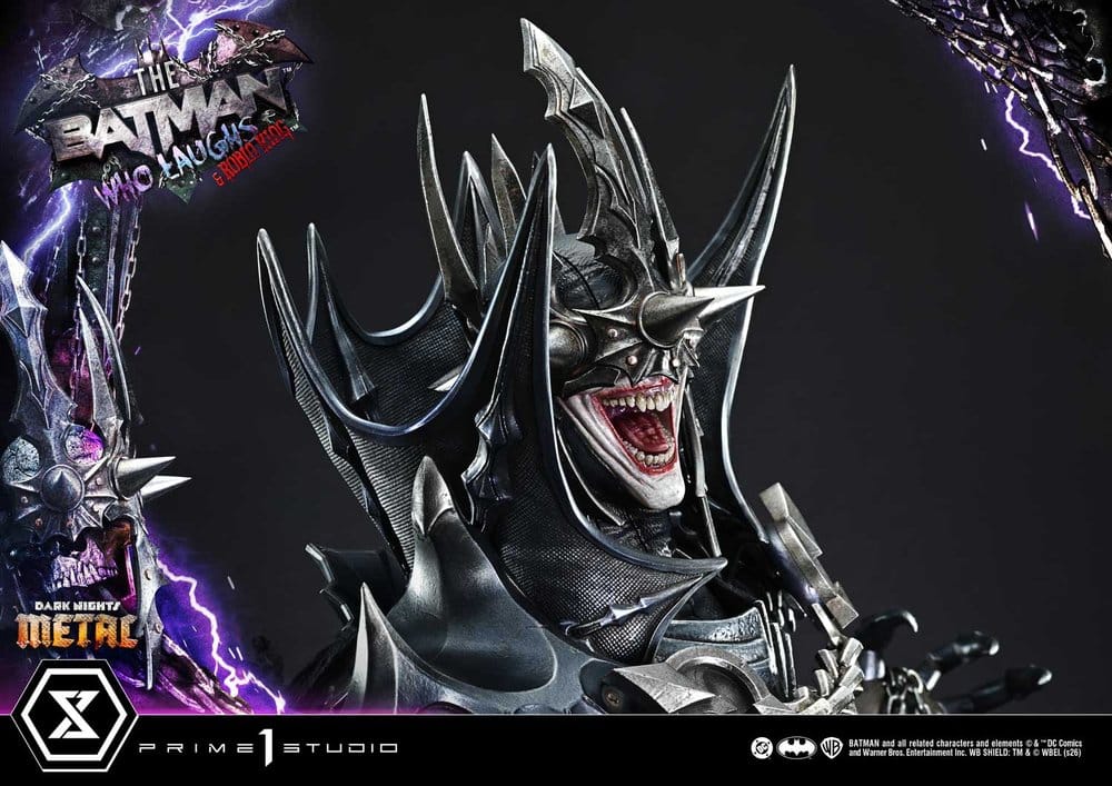 DC Comics Museum Masterline Statue 1/3 Dark Nights: Death Metal The Batman Who Laughs & Robin King 85 cm