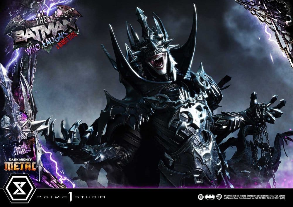 DC Comics Museum Masterline Statue 1/3 Dark Nights: Death Metal The Batman Who Laughs & Robin King DX Bonus 85 cm