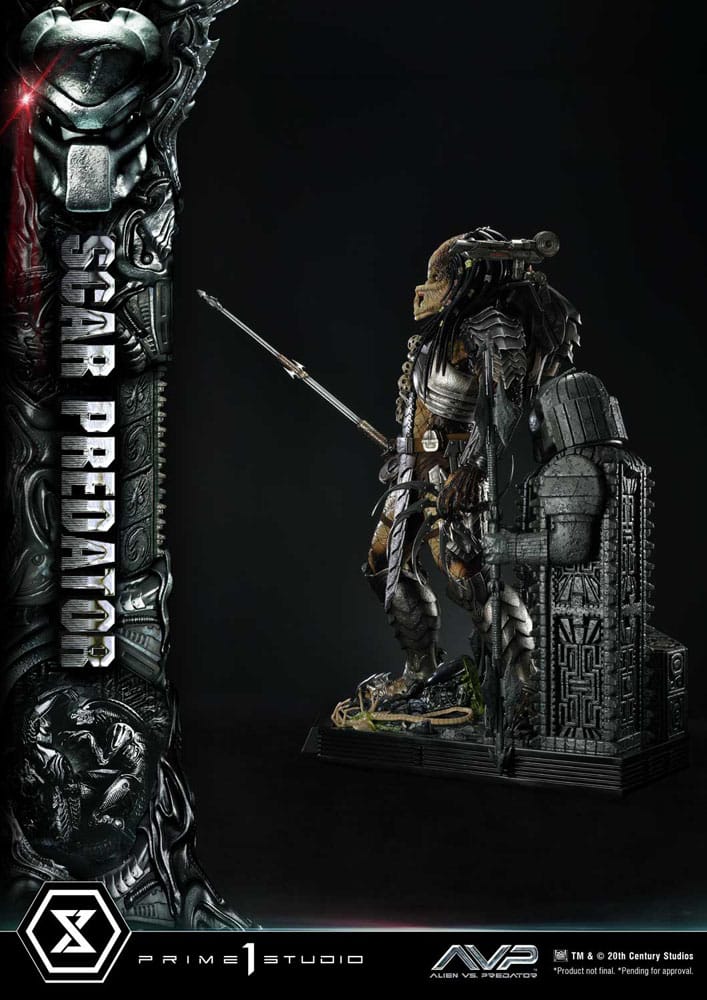 The Alien Vs. Predator Museum Masterline Series Statue 1/3 Scar Predator 93 cm