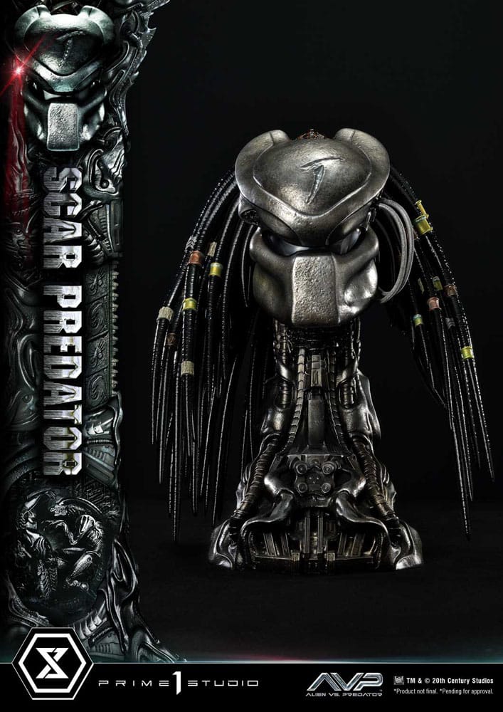 Der Außerirdische vs. Predator Museum Masterline Series Statue 1/3 Scar Predator Deluxe Bonus Version 93 cm