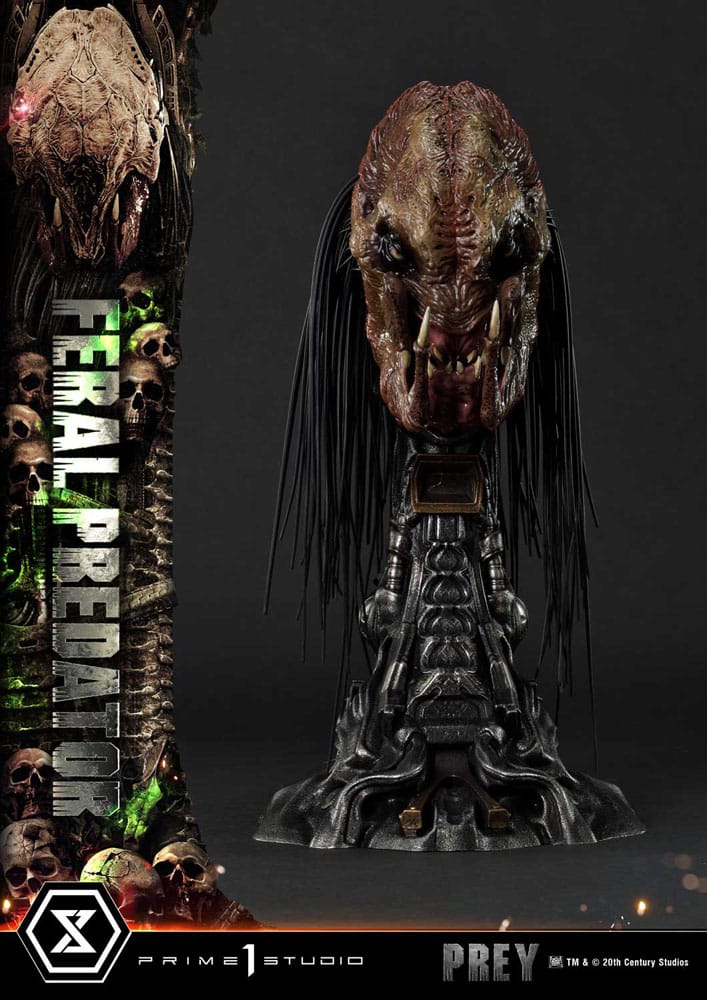 Prey (Movie) Museum Masterline Series Statue 1/3 Feral Predator 89 cm