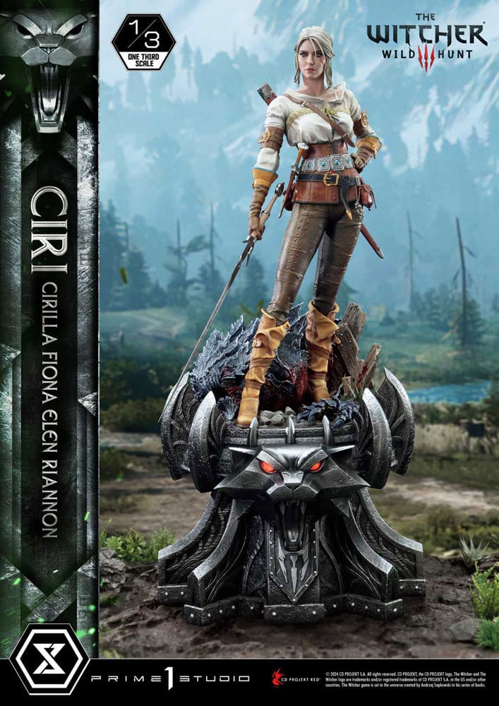 The Witcher 3: Wild Hunt Museum Masterline Statue 1/3 Wild Hunt Ciri Fiona Elen Riannon 81 cm