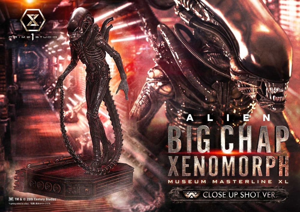 Alien (Film) Museum Masterline XL Statue 1/3 Big Chap Xenomorph Close-Up Shot Ver. 100 cm