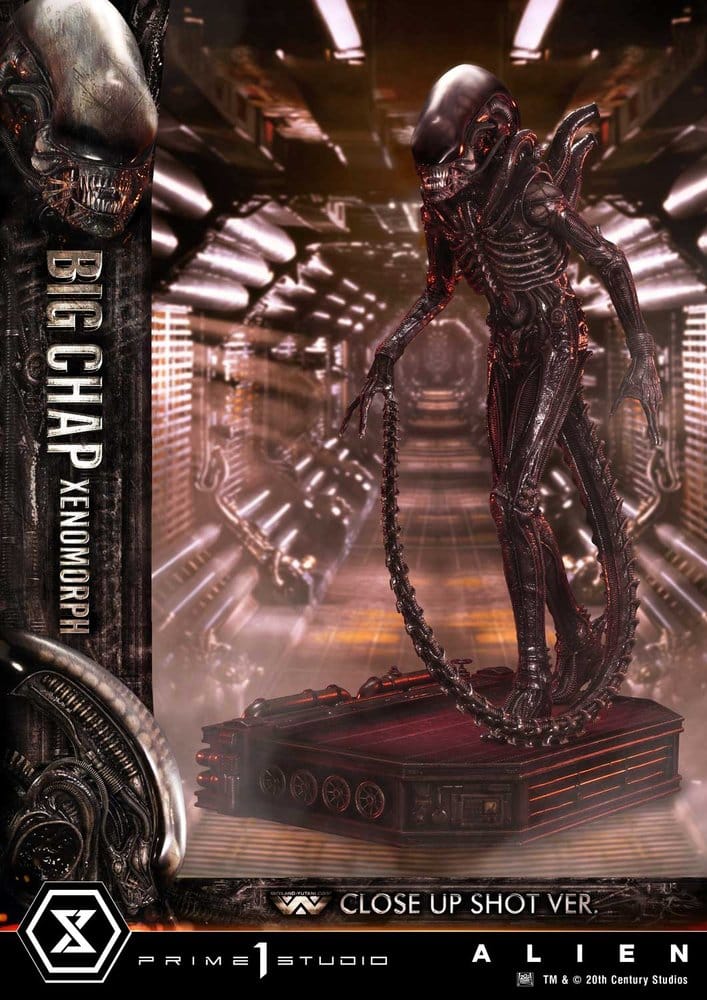 Alien (Film) Museum Masterline XL Statue 1/3 Big Chap Xenomorph Close-Up Shot Ver. 100 cm