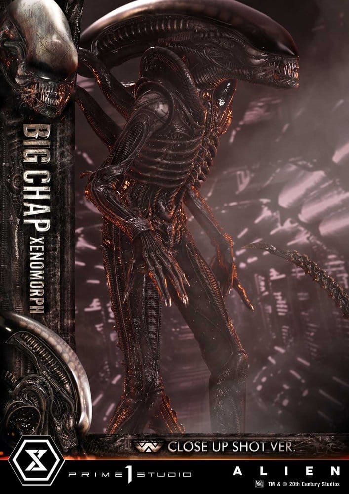 Alien (Film) Museum Masterline XL Statue 1/3 Big Chap Xenomorph Close-Up Shot Ver. 100 cm