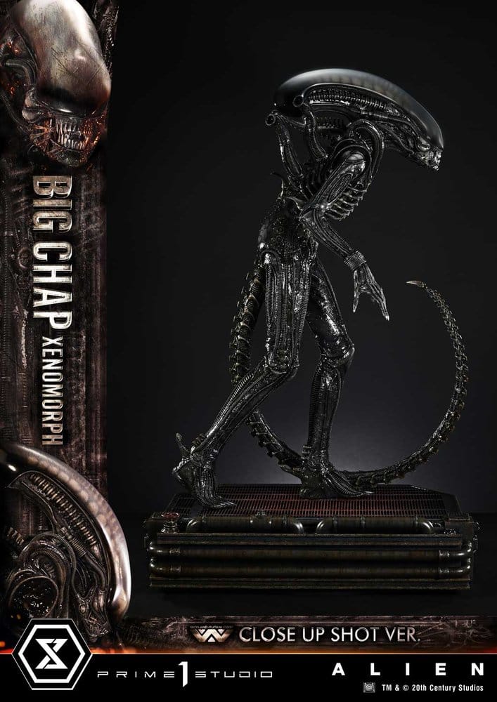 Alien (Film) Museum Masterline XL Statue 1/3 Big Chap Xenomorph Close-Up Shot Ver. 100 cm