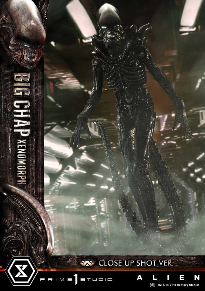 Alien (Film) Museum Masterline XL Statue 1/3 Big Chap Xenomorph Close-Up Shot Ver. 100 cm