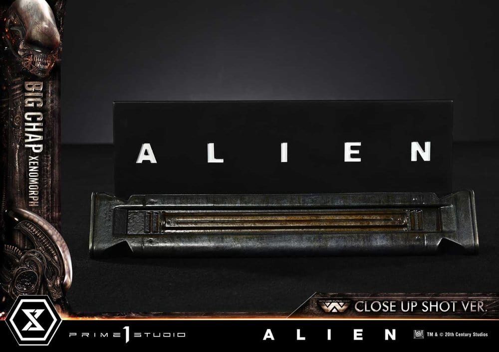 Alien (Film) Museum Masterline XL Statue 1/3 Big Chap Xenomorph Close-Up Shot Ver. 100 cm