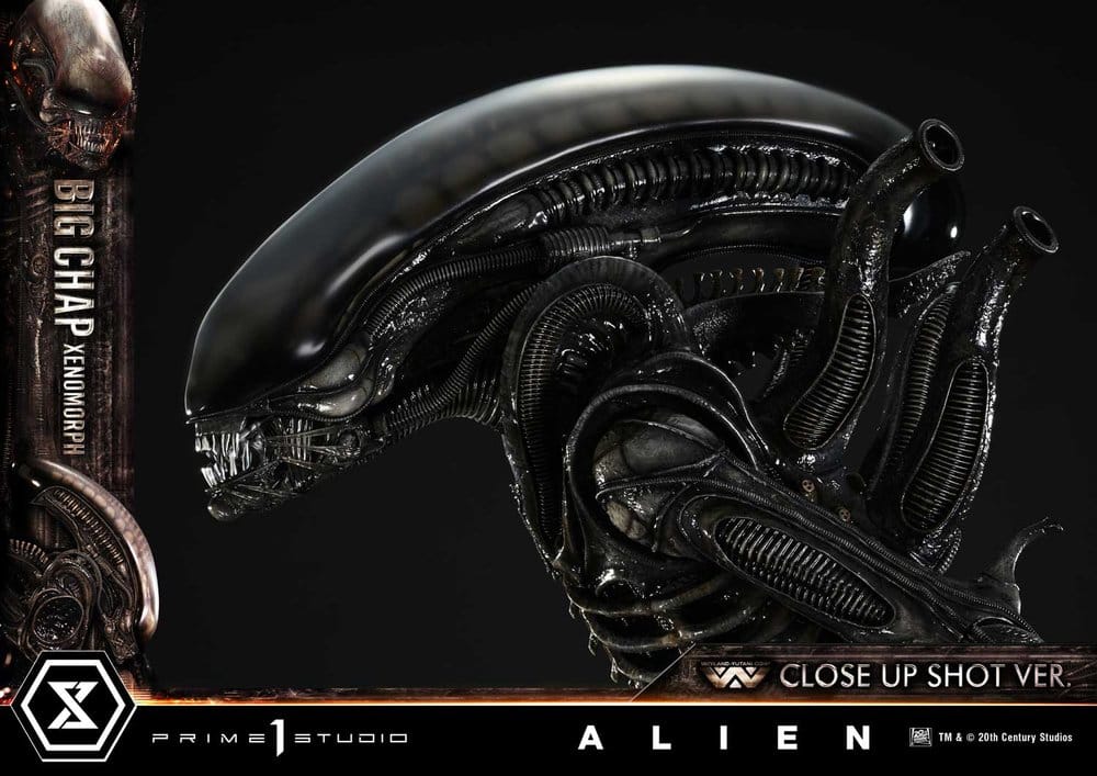 Alien (Film) Museum Masterline XL Statue 1/3 Big Chap Xenomorph Close-Up Shot Ver. 100 cm