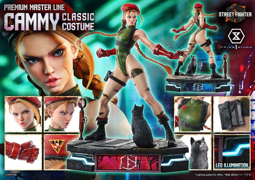 Street Fighter 6 Ultimate Premium Masterline Statue 1/4 Cammy Classic Costume 54 cm