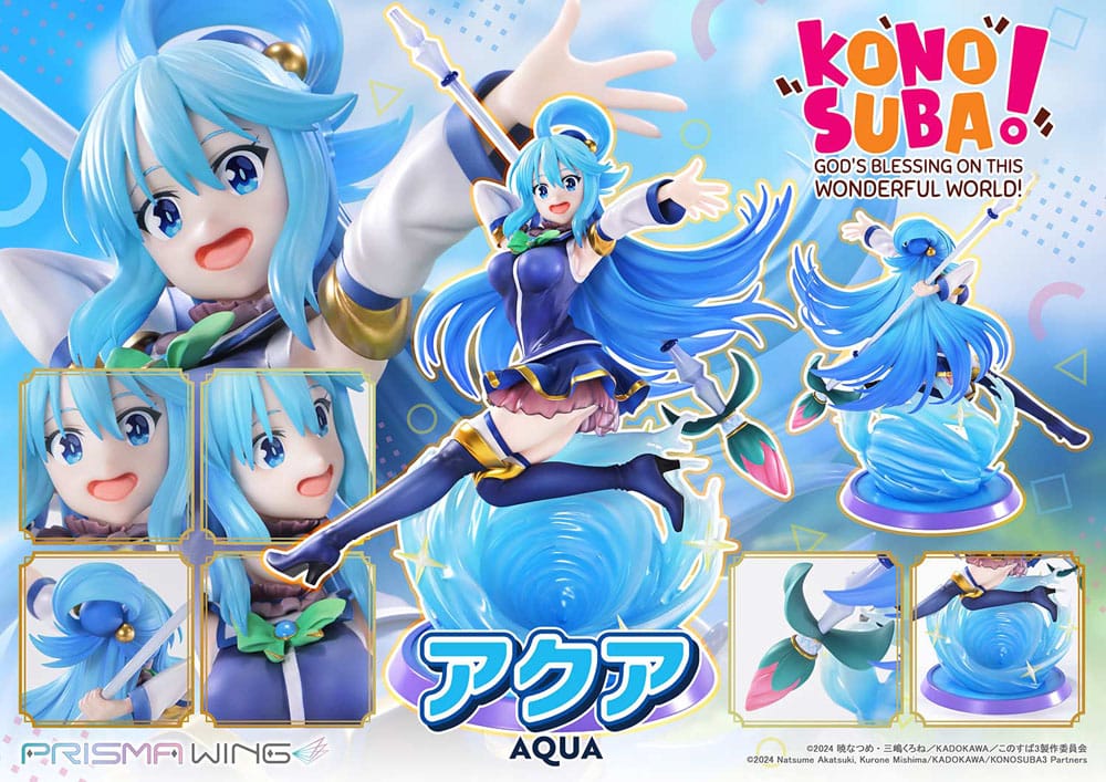 Konosuba - God's blessing on this wonderful world! Prisma Wing PVC Statue 1/7 Aqua 24 cm