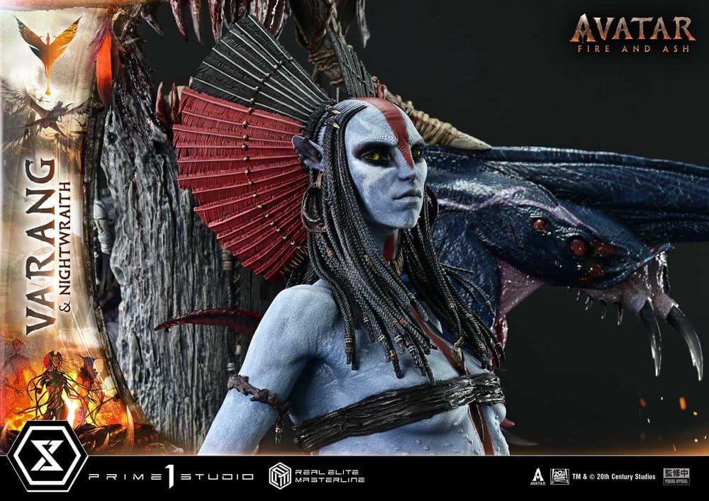 Avatar: Fire and Ash (Movie) Real Elite Masterline Series Statue 1/4 Varang & Nightwraith Avatar Legacy Collection 96 cm