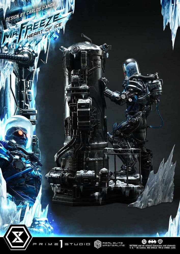 DC Comics Real Elite Masterline Series Statue 1/3 Batman (Comics) Mr. Freeze Heart of Ice (Design by Carlos D'Anda) 82 cm