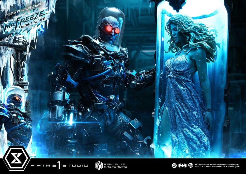 DC Comics Real Elite Masterline Series Statue 1/3 Batman (Comics) Mr. Freeze Heart of Ice (Design by Carlos D'Anda) 82 cm