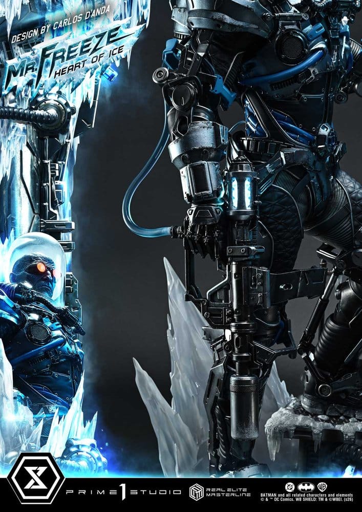 DC Comics Real Elite Masterline Series Statue 1/3 Batman (Comics) Mr. Freeze Heart of Ice (Design by Carlos D'Anda) Deluxe Bonus Version 82 cm