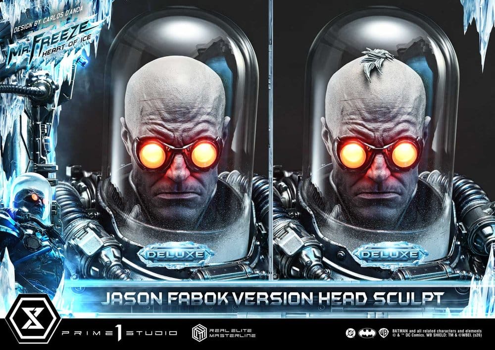 DC Comics Real Elite Masterline Series Statue 1/3 Batman (Comics) Mr. Freeze Heart of Ice (Design by Carlos D'Anda) Deluxe Bonus Version 82 cm