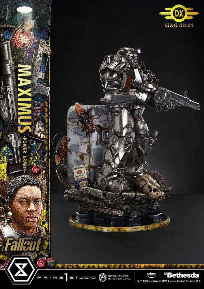 Fallout Real Elite Masterline Statue 1/4 Maximus Power Armor Deluxe Version 67 cm